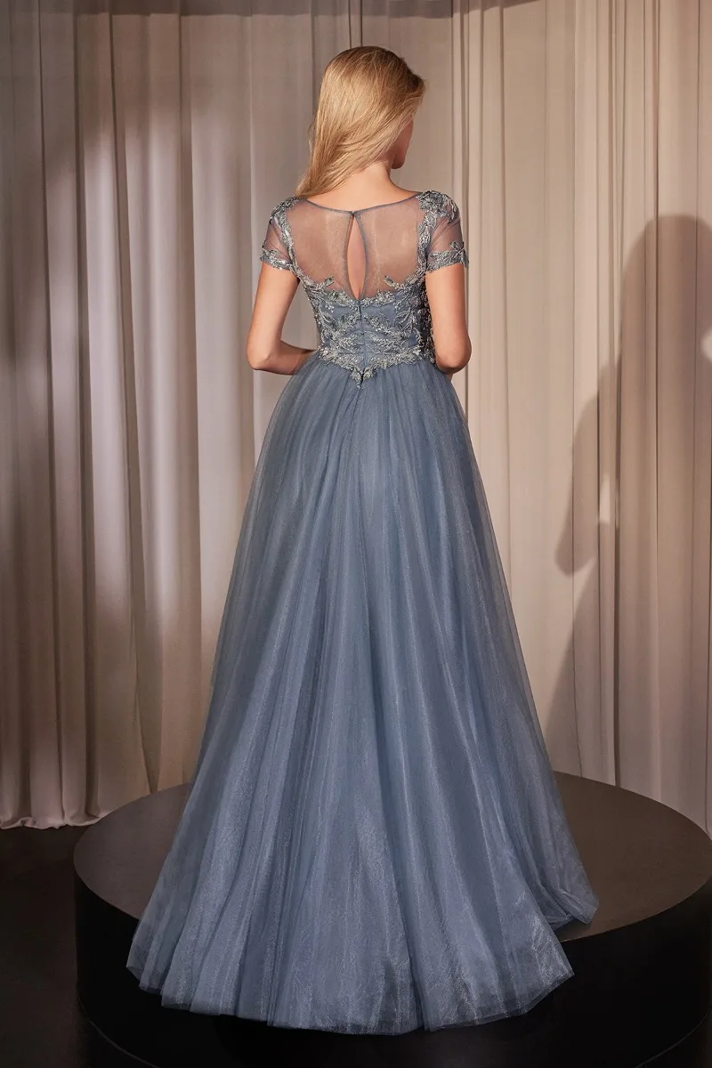 Ladivine CM360 Dress — SMOKYBLUE