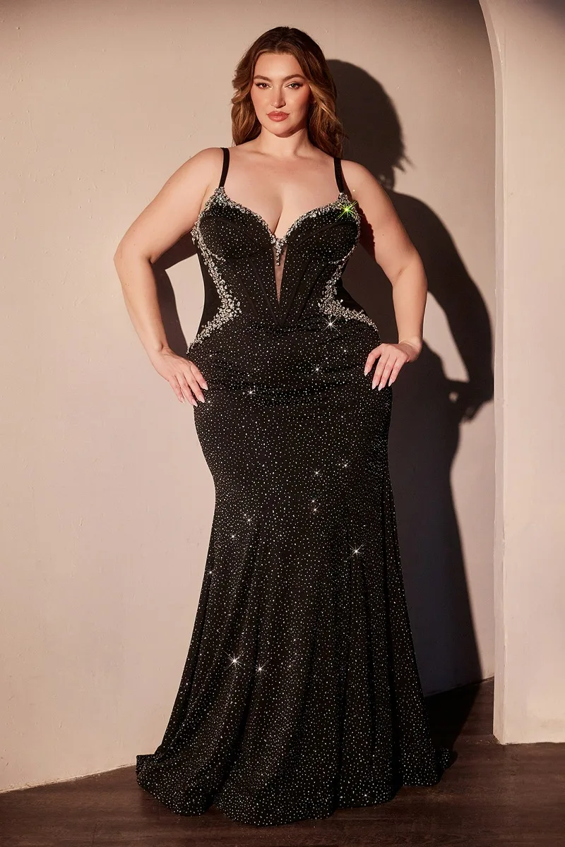 Ladivine CM365C Dress — BLACK