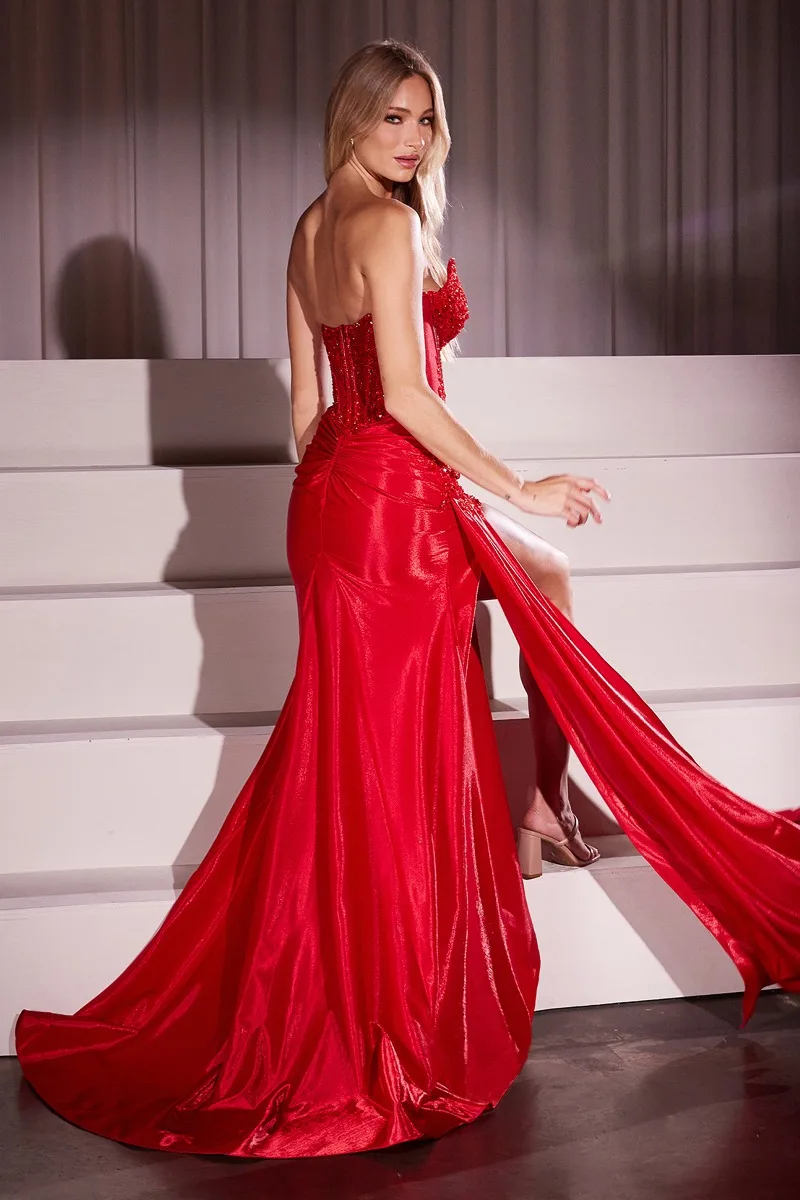 Ladivine CM369 Dress — RED