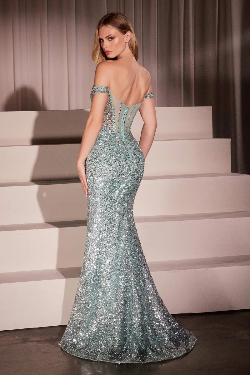 Ladivine CM373 Dress — SEA MIST