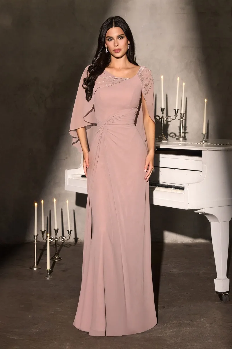 Ladivine CR884 Dress — MAUVE