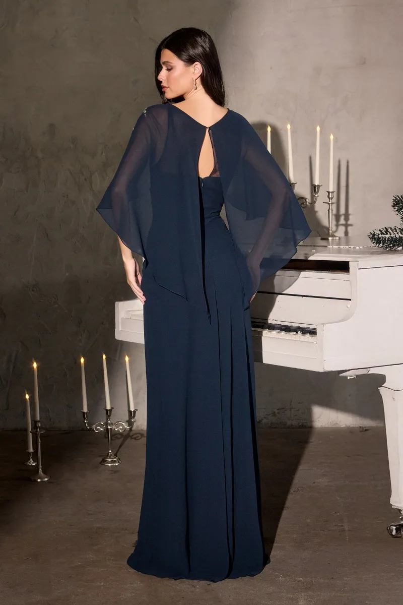 Ladivine CR884 Dress — NAVY