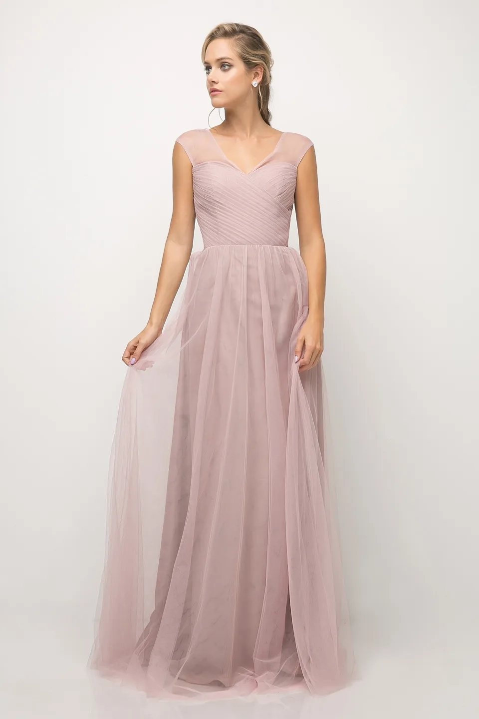 Ladivine ET320 Dress — DUSTY ROSE 1 1 1 1
