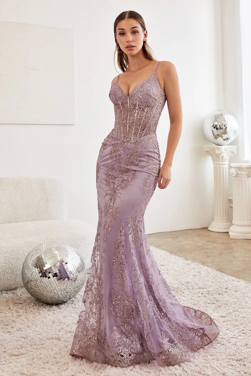 Ladivine J810 Dress — DUSTYLAVENDER 2