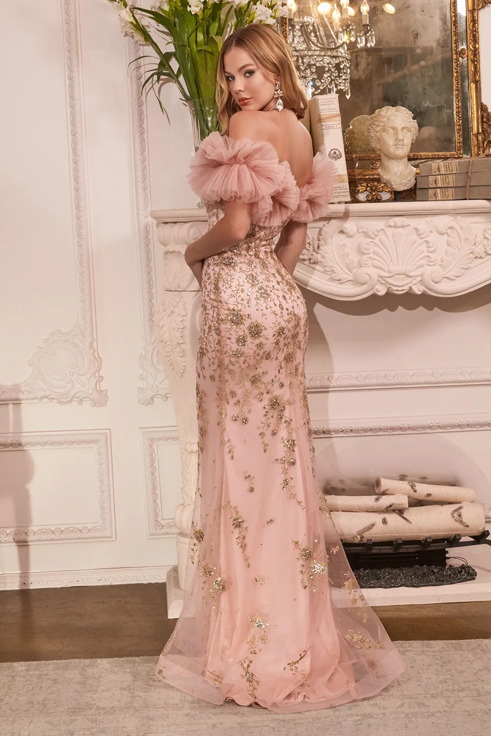 Ladivine J818 Dress — ROSEGOLD 1 1