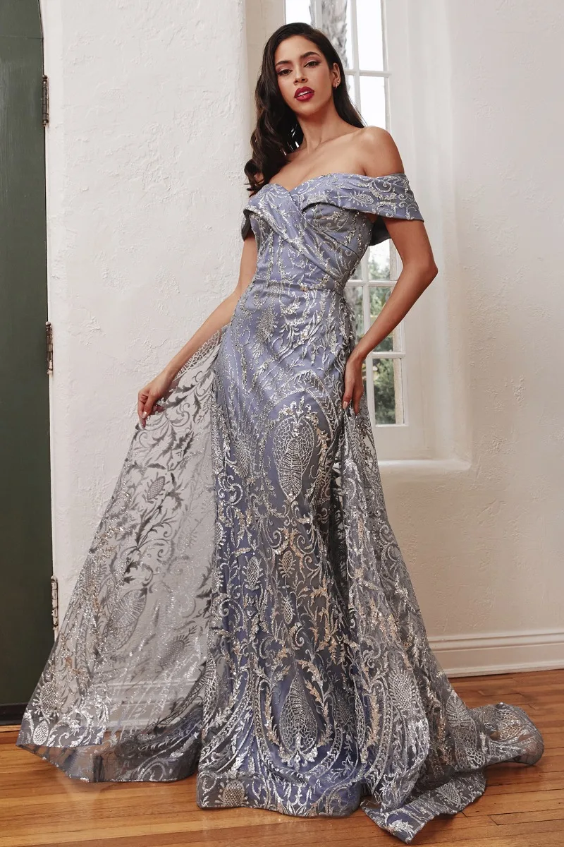 Ladivine J836 Dress — SMOKYBLUE