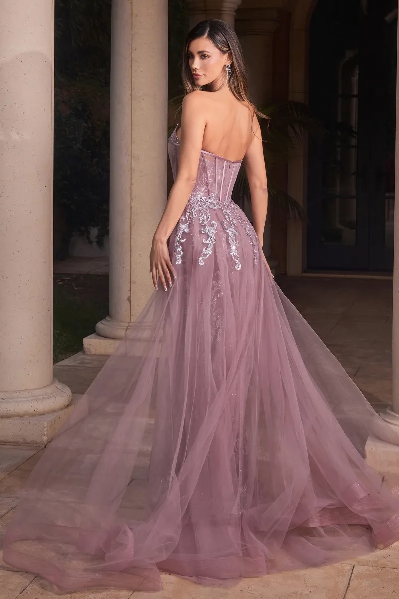 Ladivine J858 Dress — DUSTYMAUVE