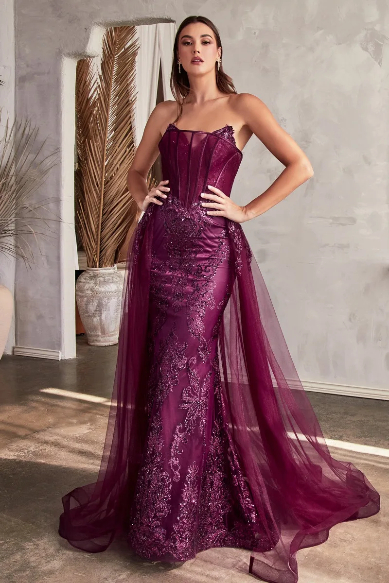 Ladivine J858 Dress — FRENCH PLUM