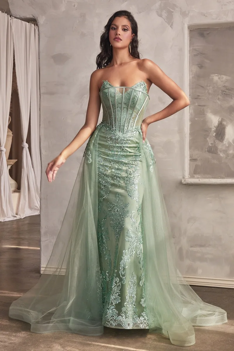Ladivine J858 Dress — SAGE