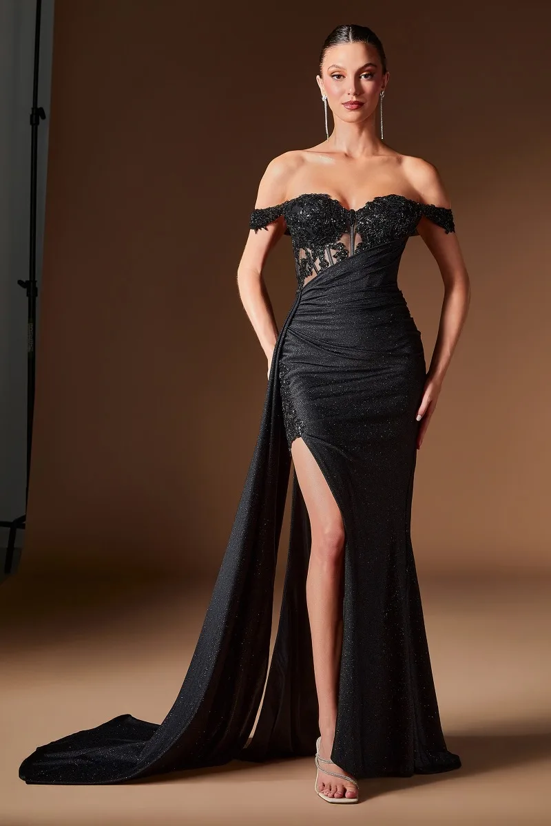 Ladivine J914 Dress — BLACK