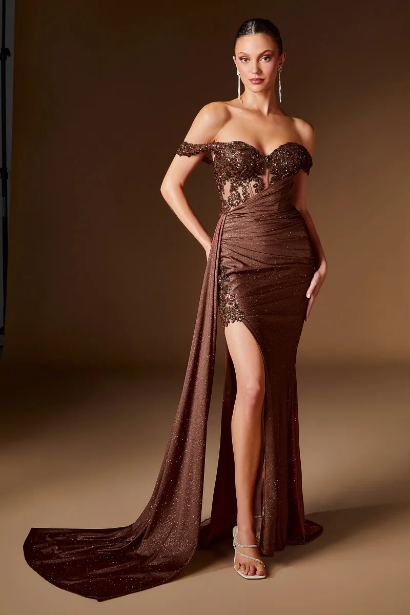 Ladivine J914 Dress — ESPRESSO