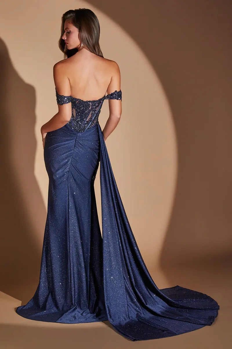 Ladivine J914 Dress — NAVY