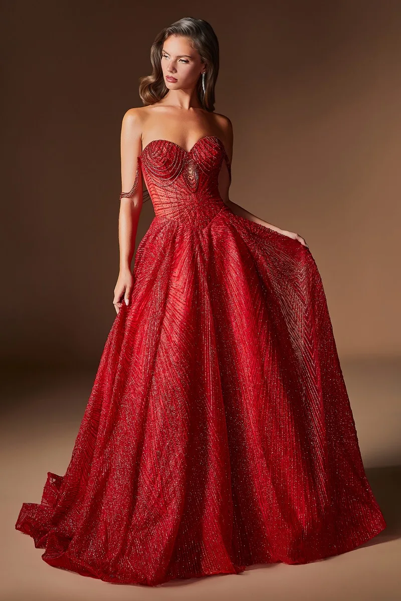 Ladivine J915 Dress — RED