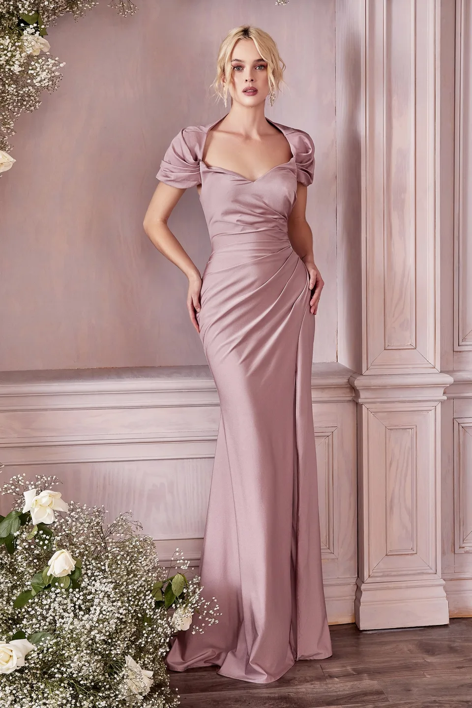 Ladivine KV1061 Dress — MAUVE  2