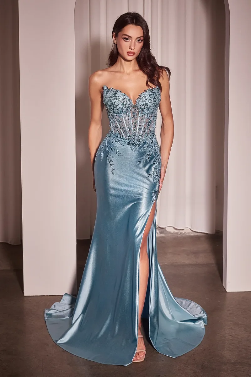 Ladivine KV1112 Dress — LT BLUE