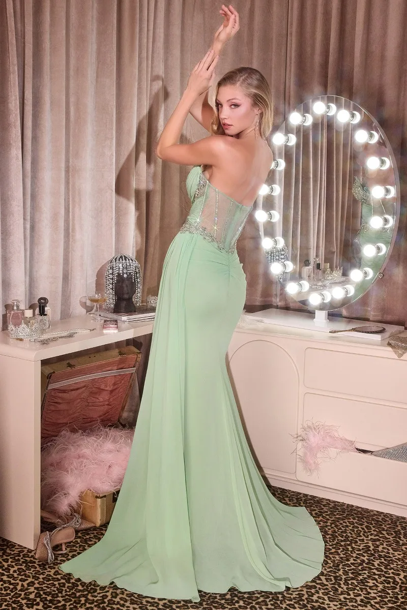 Ladivine KV1143 Dress — SAGE BACK REVISED