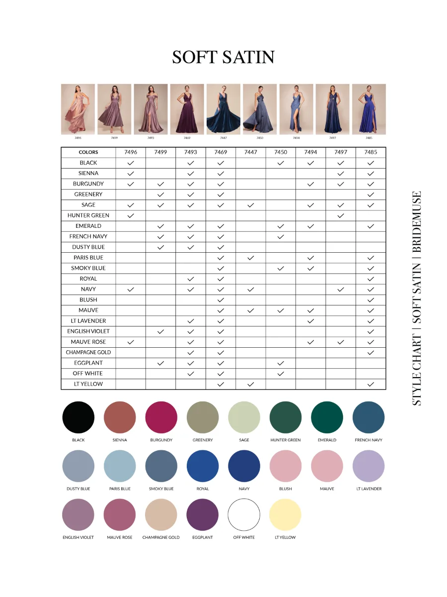 Ladivine 7450 Dress — LD BM COLORCHART SOFT