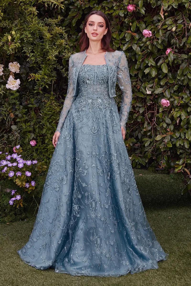 Andrea & Leo MA104 Dress — DUSTYBLUE