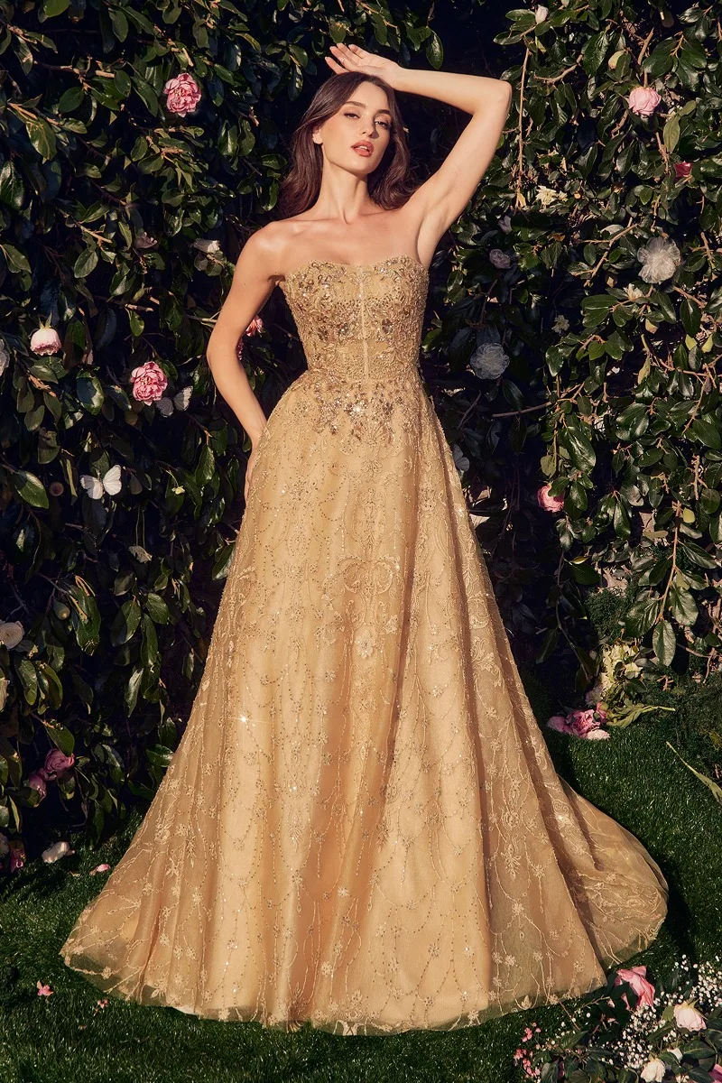 Andrea & Leo MA104 Dress — GOLD