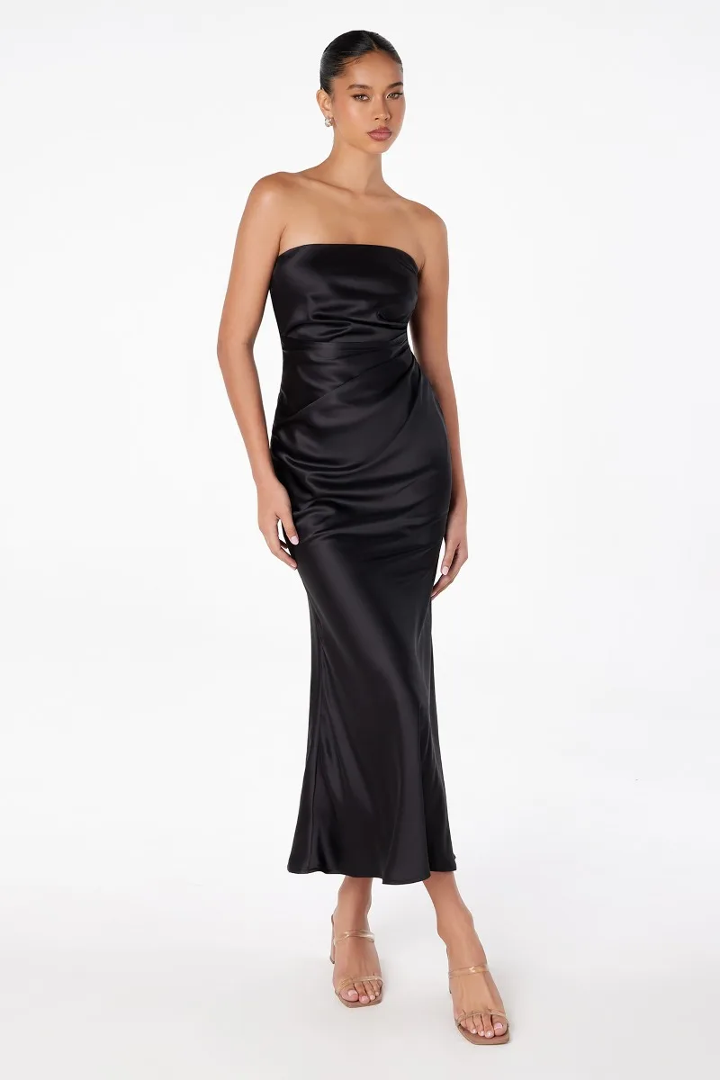 ASTEE T2006 Dress — P BLACK FRONT