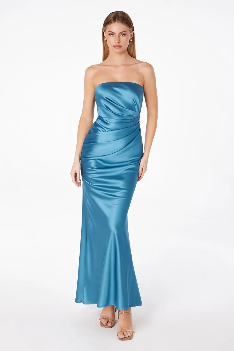 ASTEE T2006 Dress — P ROBIN BLUE FRONT