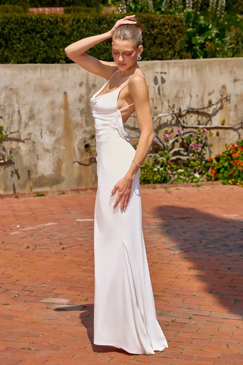 ASTEE T2008W Dress — OFF WHITE 1