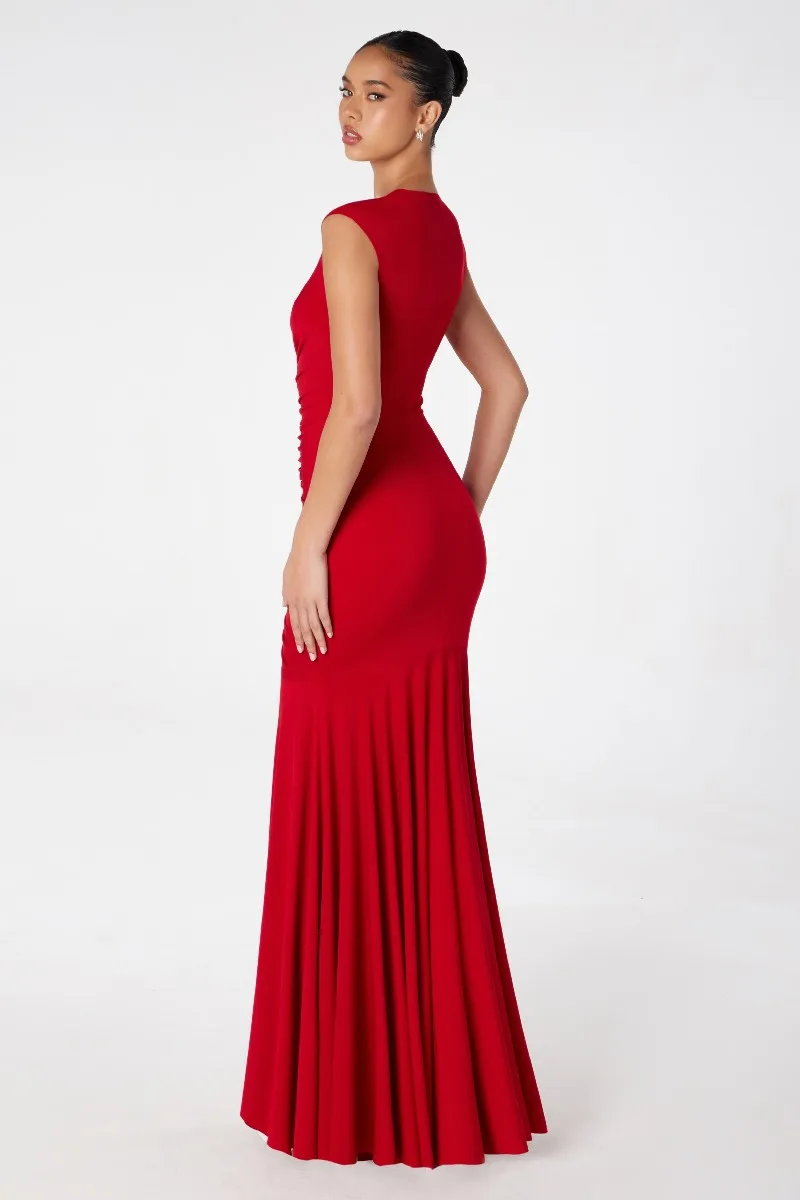 ASTEE T2009 Dress — P RED BACK