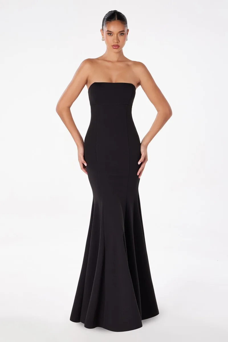 ASTEE T2010 Dress — P BLACK FRONT