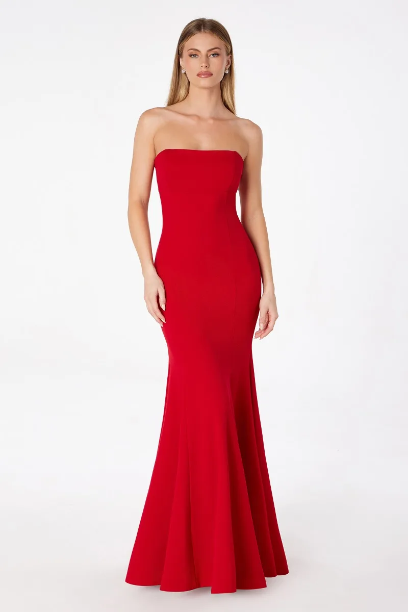 ASTEE T2010 Dress — P RED FRONT