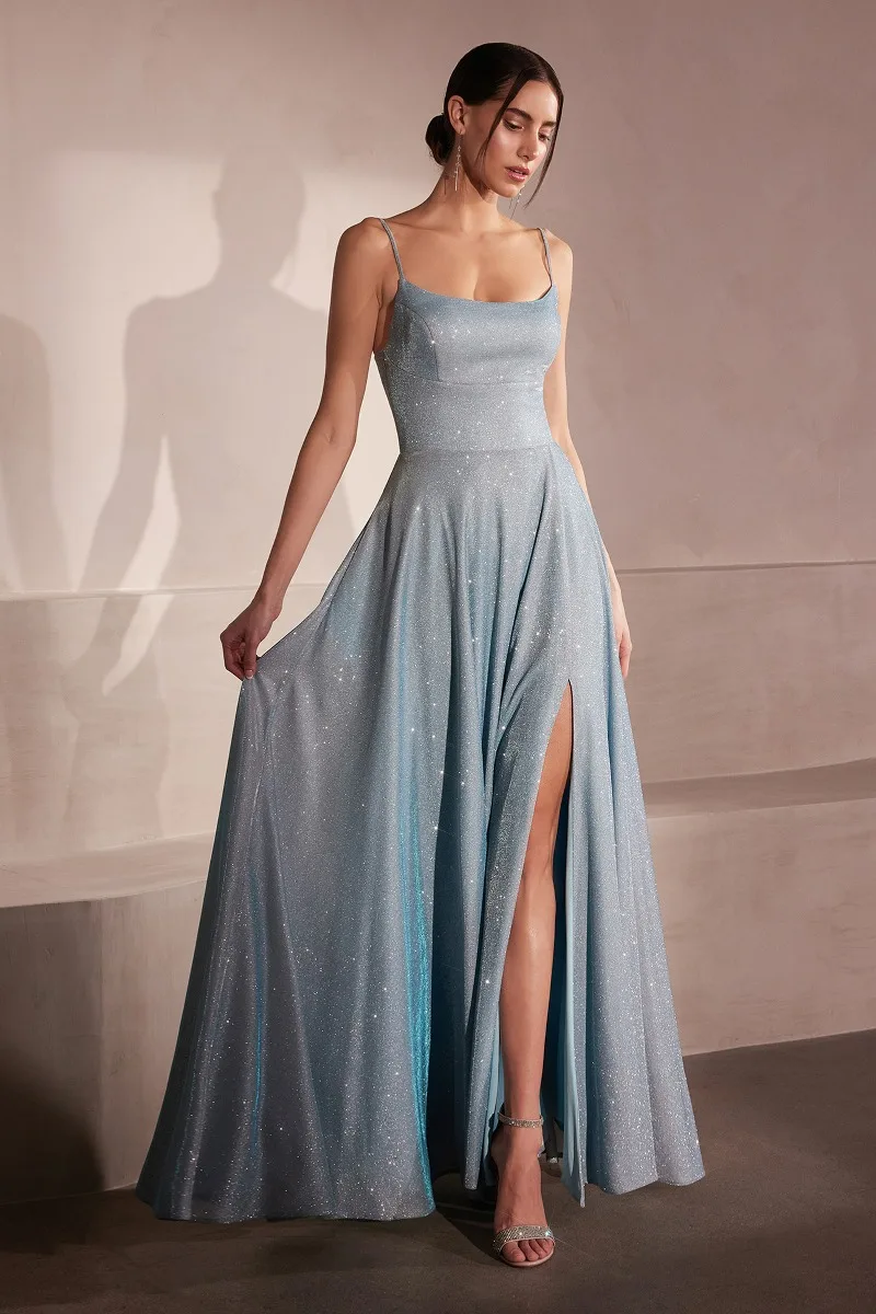 AMORIS T213 Dress — LT BLUE