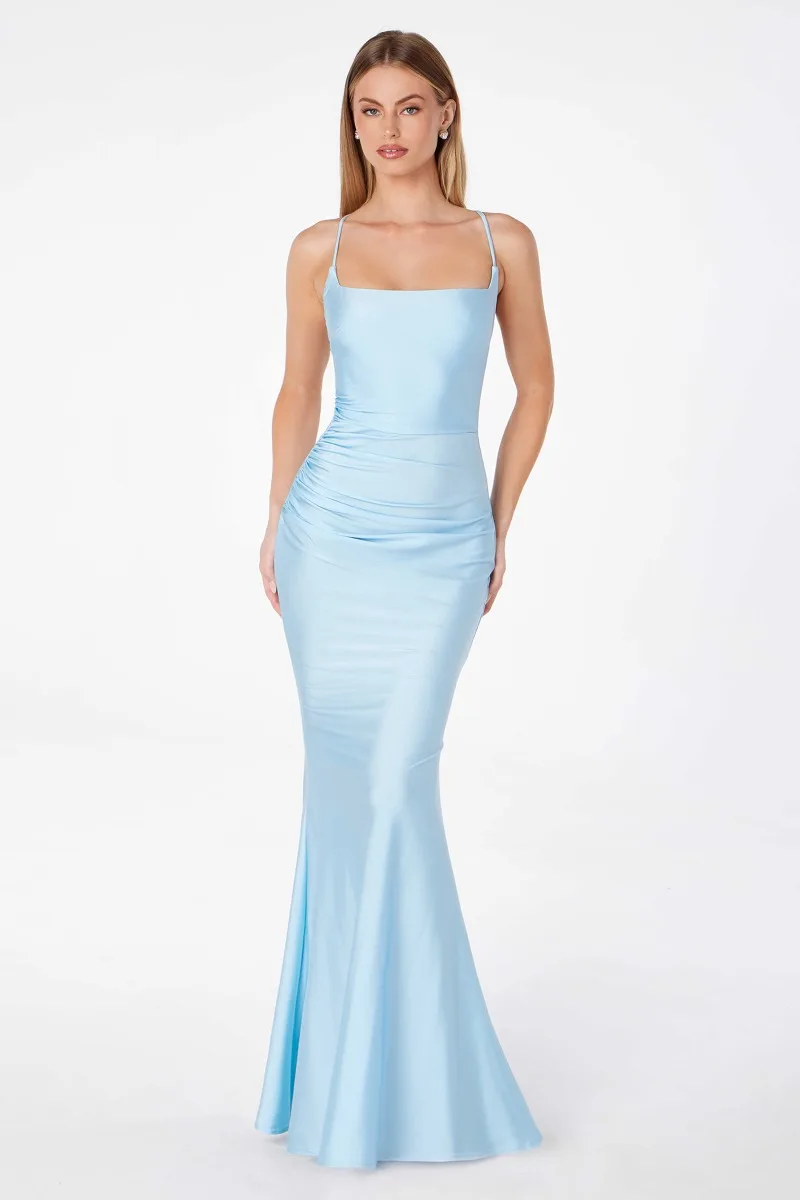 ASTEE T3001 Dress — P LT BLUE