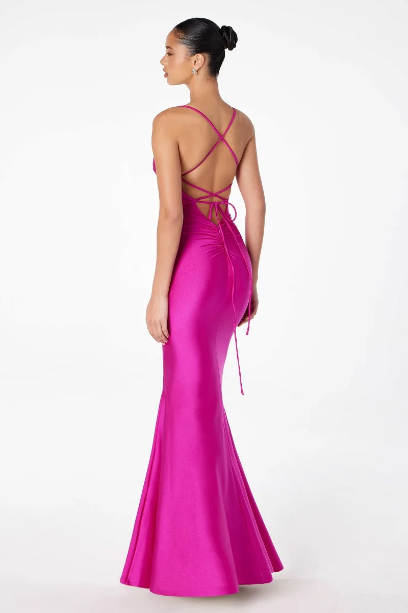 ASTEE T3001 Dress — P MAGENTA