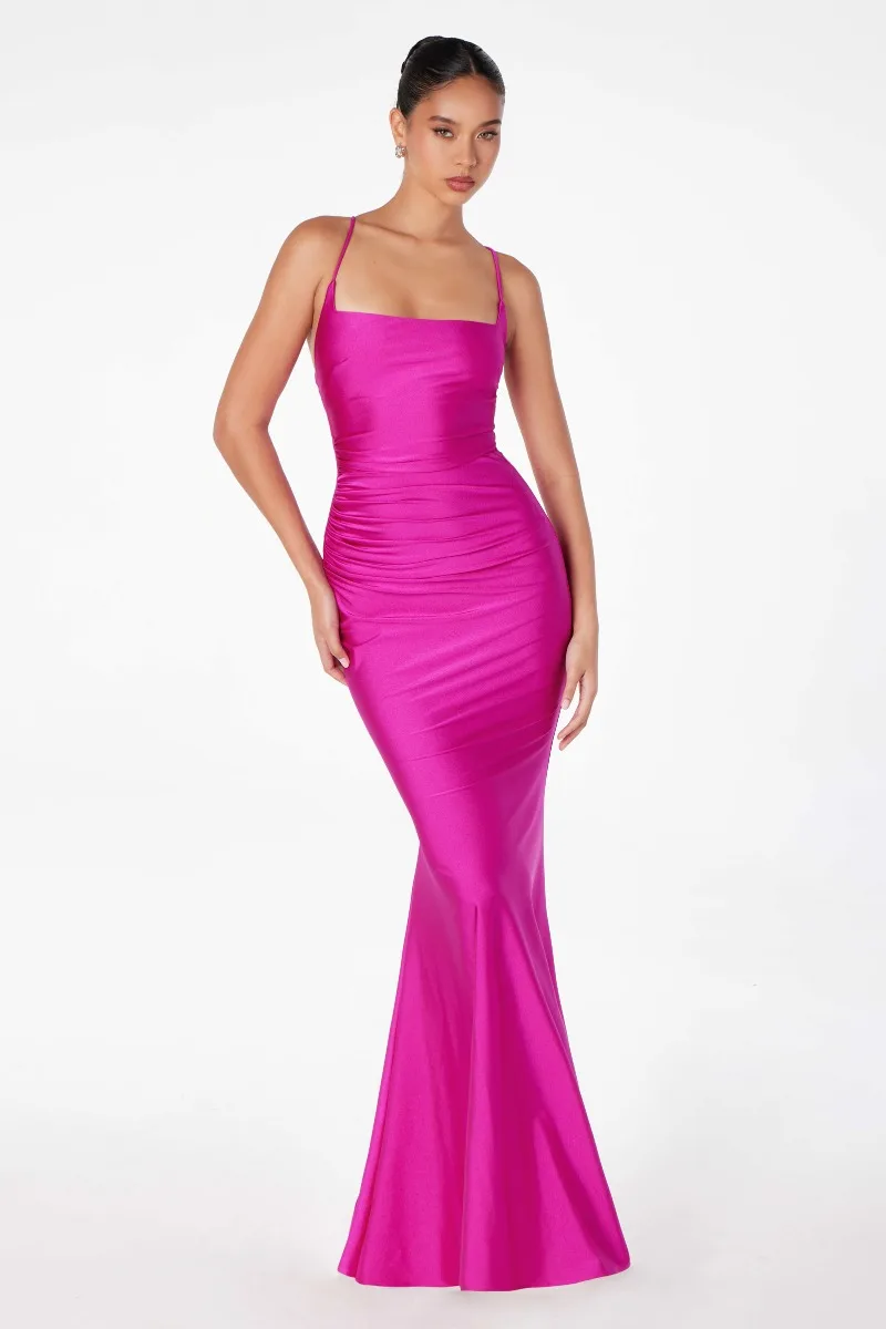 ASTEE T3001 Dress — P MAGENTA