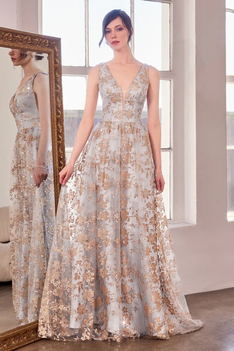 AMORIS T606 Dress — GOLD MIST