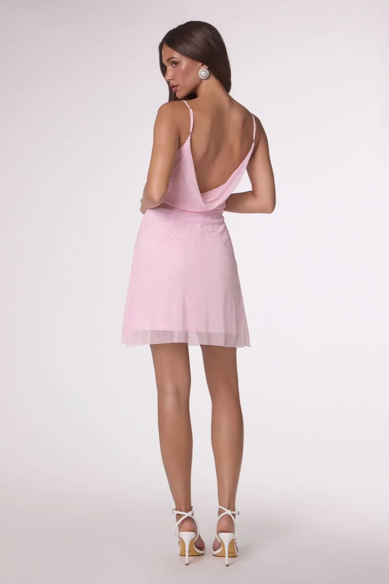 AMORIS T617 Dress — LT PINK
