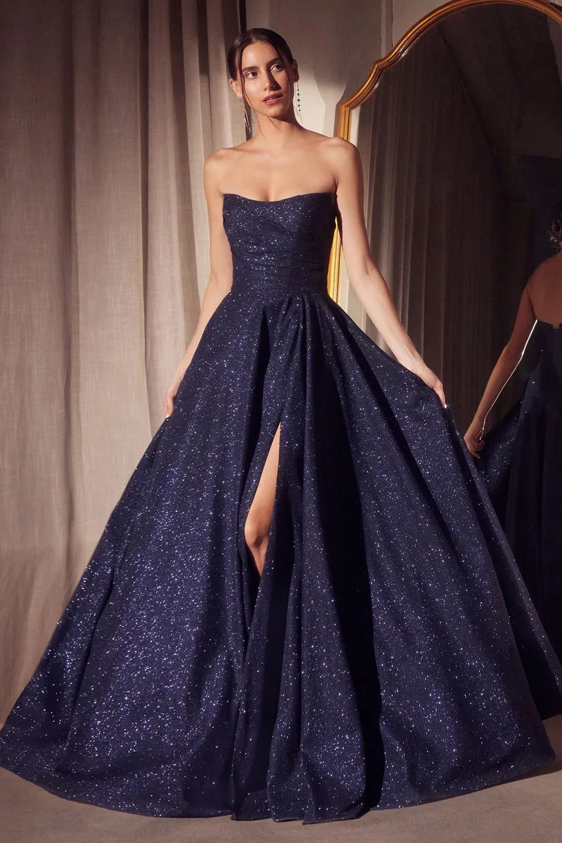 AMORIS T701 Dress — NAVY