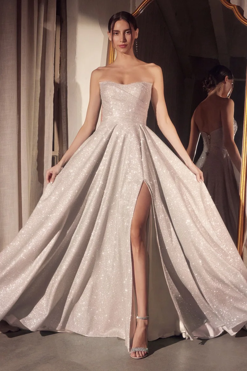 AMORIS T701 Dress — PLATINUM FRONT REVISED