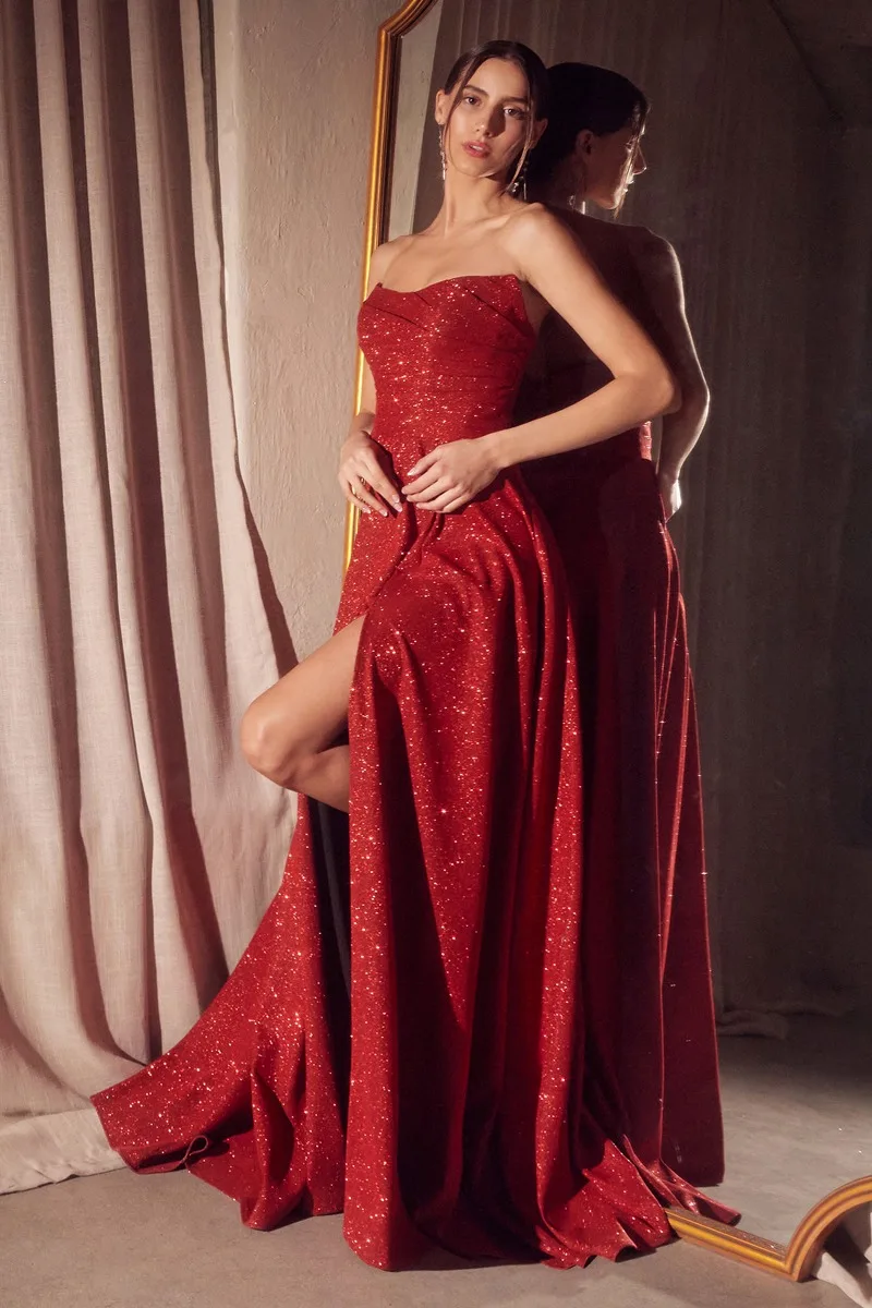 AMORIS T701 Dress — RED
