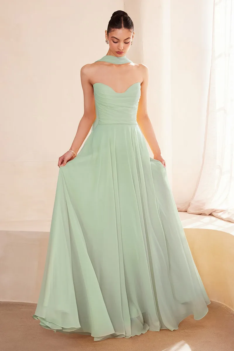AMORIS T703 Dress — SAGE