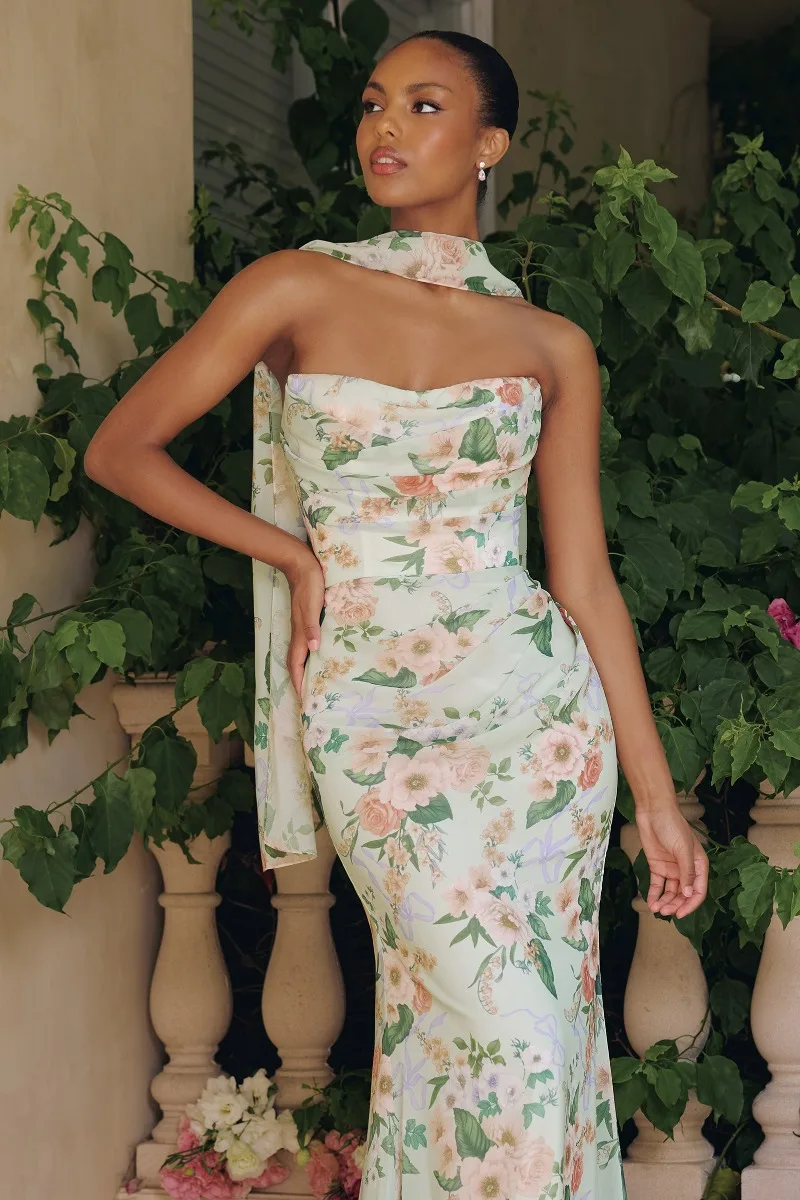 AMORIS T718 Dress — SAGE