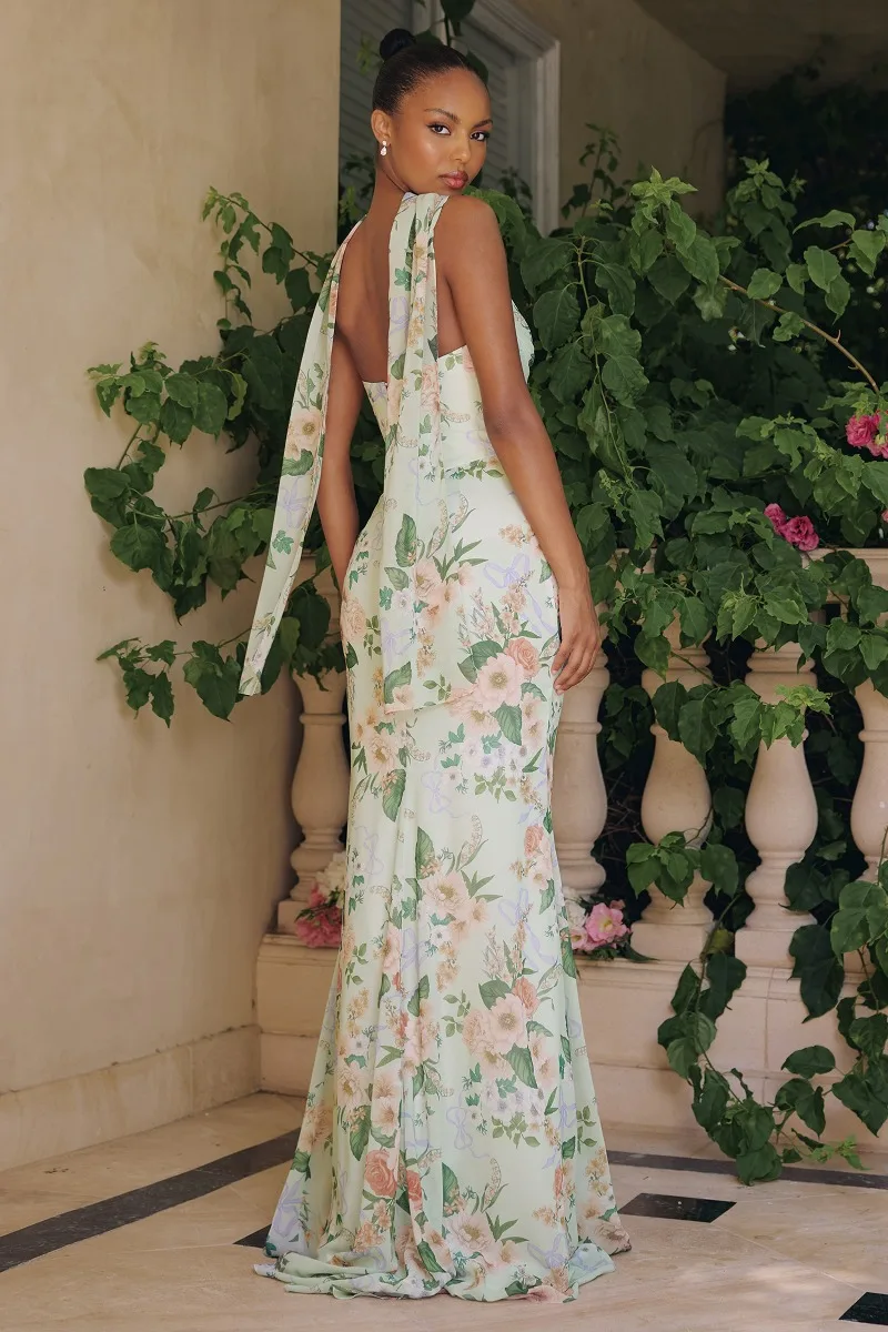 AMORIS T718 Dress — SAGE
