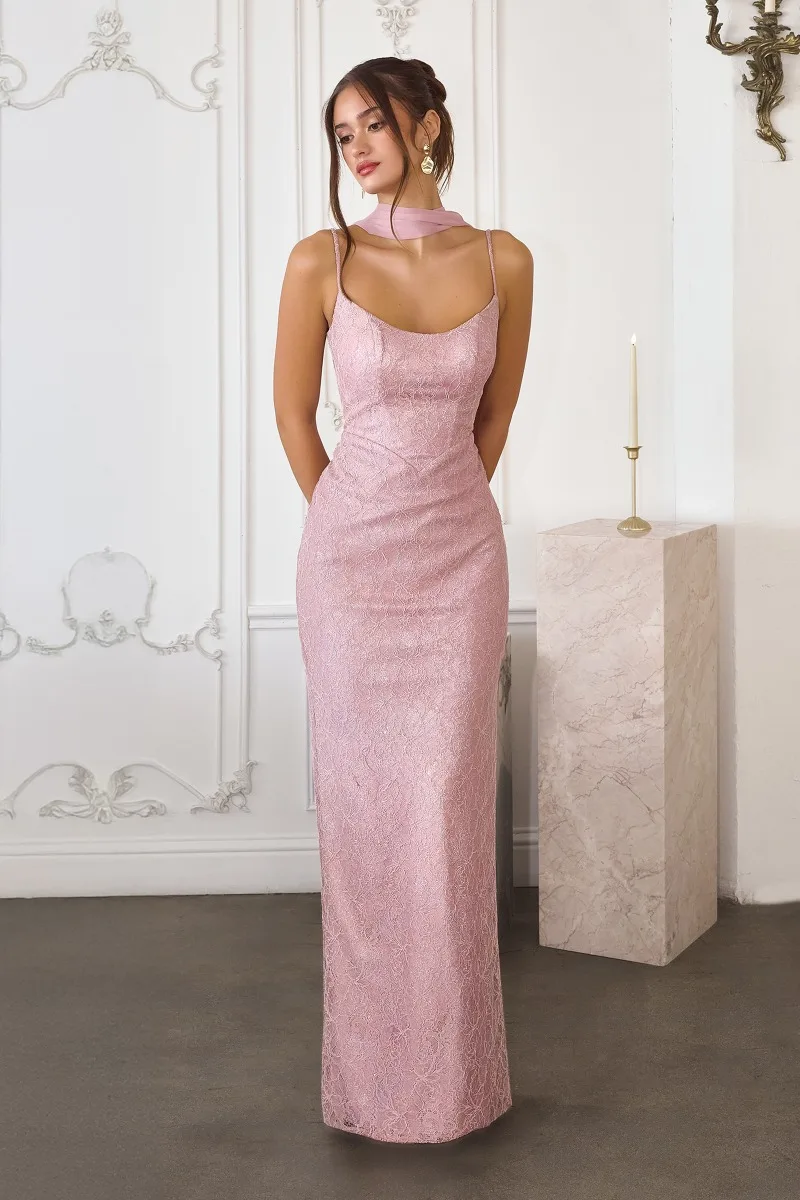 AMORIS T725 Dress — PINK
