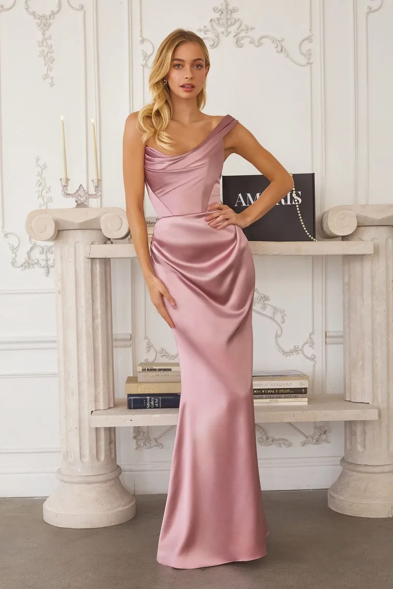 AMORIS T727 Dress — ROSE