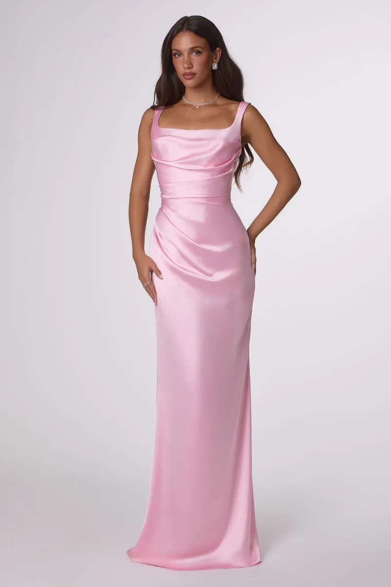 AMORIS T729 Dress — LT PINK
