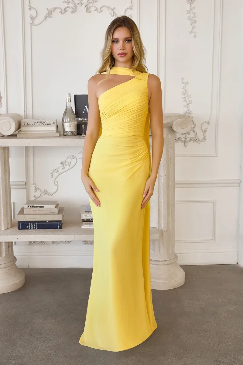 AMORIS T730 Dress — LT YELLOW