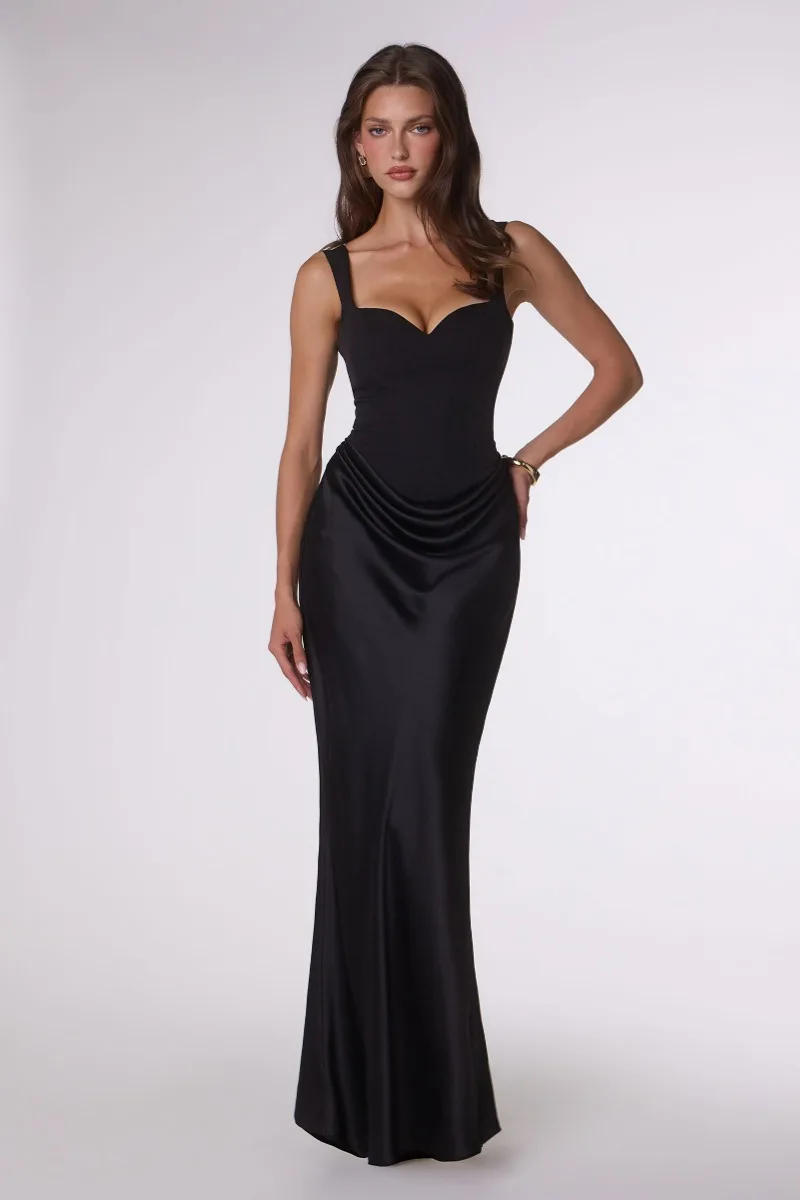 AMORIS T742 Dress — BLACK