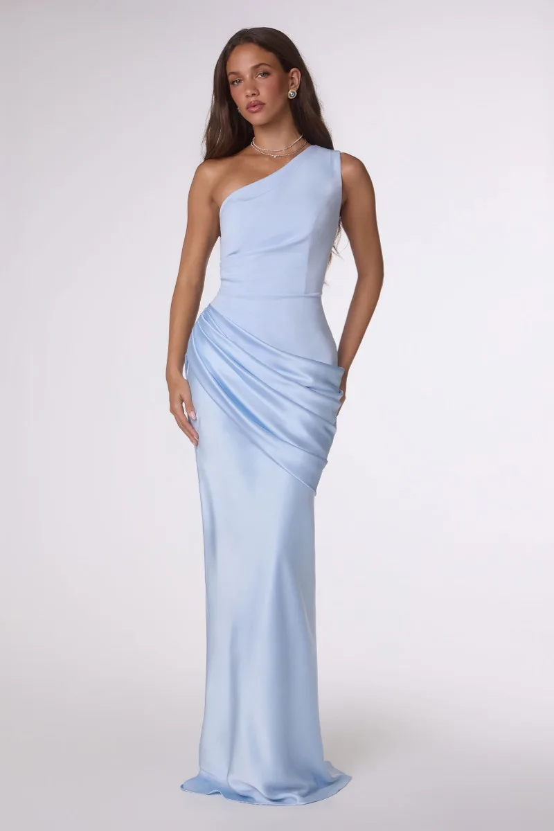 AMORIS T748 Dress — LT BLUE