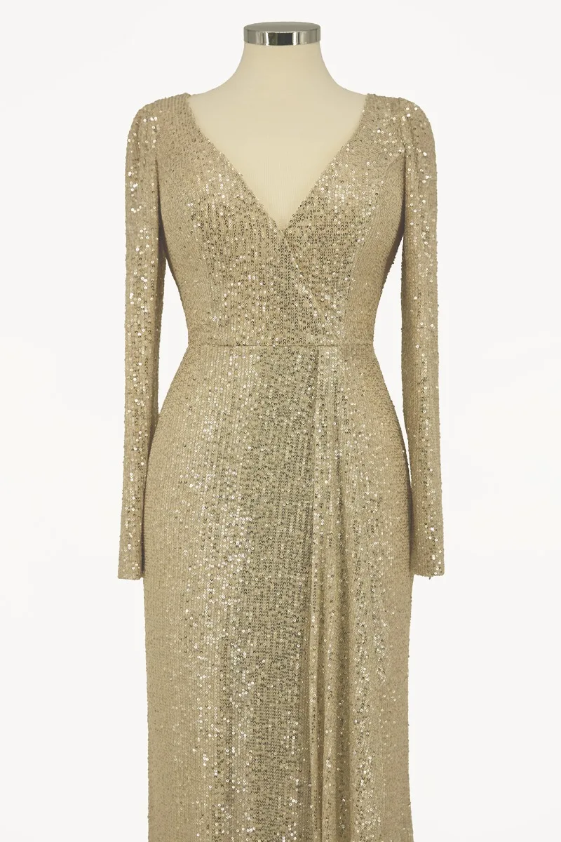 Ladivine Collective T801 Dress — SILVER