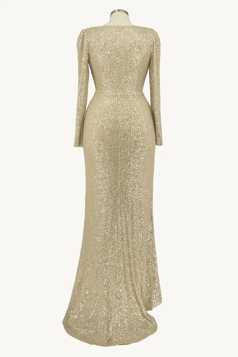 Ladivine Collective T801 Dress — SILVER