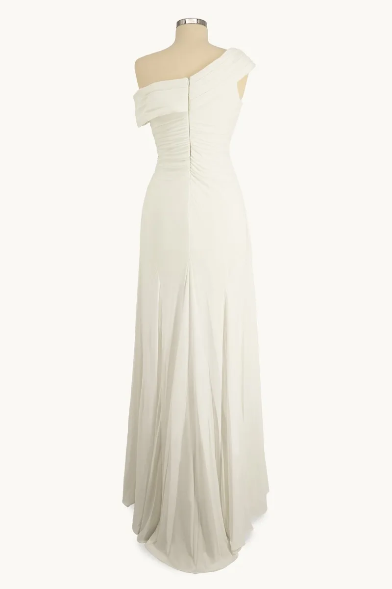 AMORIS T805W Dress — T805 WHITE